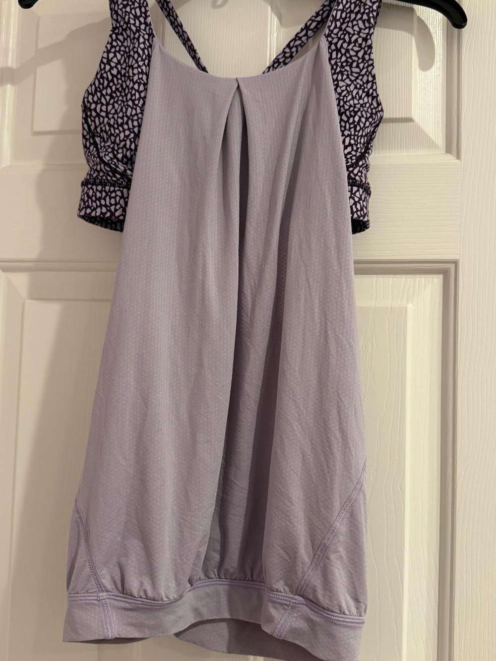 lululemon athletica Lavender Tank with Patterned Band